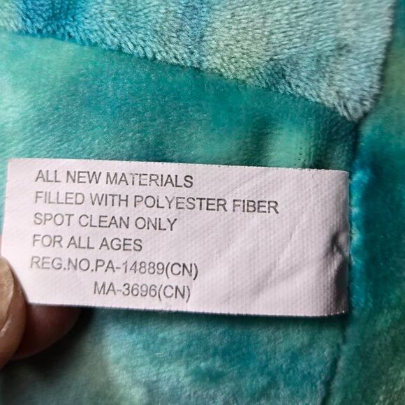 Plush Pals Super Soft & Huggable Turquoise Triceratops Dinosaur Stuffed Animal 1 - Picture 6 of 6